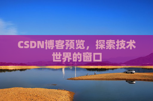 CSDN博客预览,探索技术世界的窗口